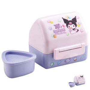 스텐도시락 실리콘 직장인 유아 유치원 소풍 찬합 반찬통 쿠로미 주먹밥 도시락통 240ml