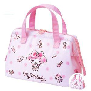 스텐도시락 직장인 유치원 반찬통 도시락가방 마이멜로디 수채 코스메 보냉 런치백 M 주머니