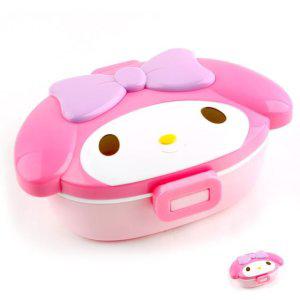 스텐도시락 직장인 유아 유치원 소풍 찬합 반찬통 마이멜로디 페이스 1단 도시락 360ML