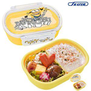 스텐도시락 실리콘 직장인 유아 유치원 소풍 찬합 반찬통 미니언즈 라운드 도시락 360ml