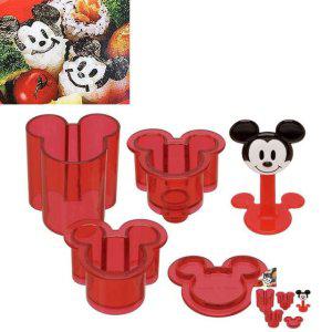 도시락꾸미기 김밥말이발 주먹밥몰드 캐릭터 압착틀 모양틀캐릭터 미니 주먹밥틀 미키마우스