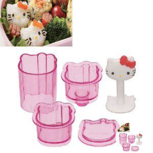 도시락꾸미기 김밥말이발 주먹밥몰드 캐릭터 압착틀 모양틀캐릭터 미니 주먹밥틀 헬로키티