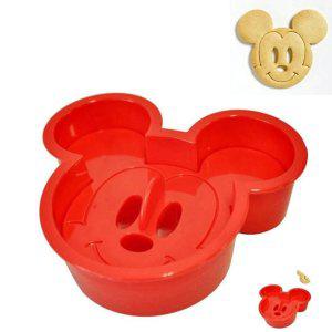 식빵틀 머핀 생일케이크 소금빵 사각 제빵 원형 오븐용캐릭터 식빵 쿠키틀 겸용 미키마우스