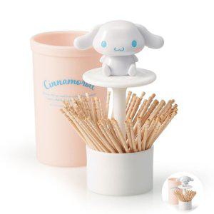 싱크볼 싱크대거름망 후드필터 디스펜서 주방 이쑤시개통 시나모롤 마스코트 이쑤시개 디스펜서