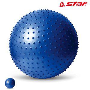 보수볼 밸런스 짐볼운동 필라테스볼 발란스 땅콩 요가 헬스 짐볼 65cm 돌기형 마사지 블루