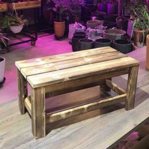 원목 화분받침대 넓은의자 우드스텐드 60x28x29cm