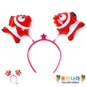 헬륨풍선 생일 파티용품 이벤트 하트 웨딩촬영소품 꽃다발 숫자 헤어밴드 풍선 물고기