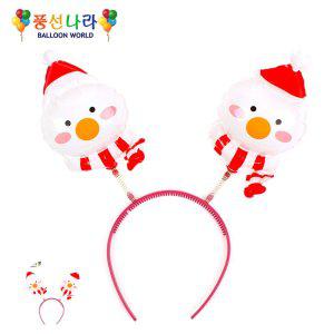 헬륨풍선 생일 파티용품 이벤트 하트 웨딩촬영소품 꽃다발 헤어밴드 풍선 크리스마스 눈사람