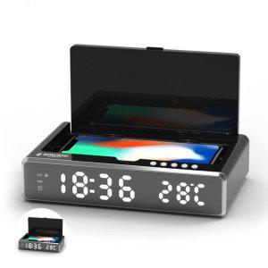 차량용충전기 고속 시거잭 듀얼 멀티 몽크로스 3IN1 충전 살균기 무선고속 UV소독 충전기