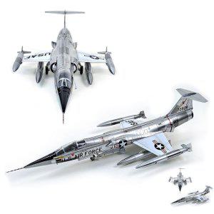 건담조립 피규어모형 캐릭터 액션 장식 소품 조립 미공군 F104C 베트남전