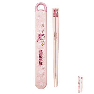 수저젓가락받침 업소용 한식 숱가락 젓가락세트 마이멜로디 숨바꼭질 슬라이드 16.5cm