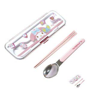 수저젓가락받침 업소용 한식 케이스 숱가락 젓가락세트 마이멜로디 아이콘 수저세트