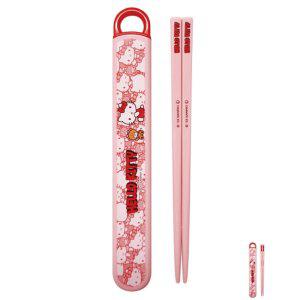 수저젓가락받침 업소용 한식 케이스 숱가락 젓가락세트 헬로키티 숨바꼭질 슬라이드 16.5cm