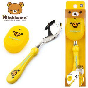 수저젓가락받침 업소용 에쁜 한식 케이스 숱가락 방짜유기 리락쿠마 편한 스푼 얼굴 옐로우