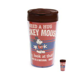 빨대텀블러 손잡이 미니 쉐이크 리유저블 보온보냉 미키마우스 보온 보냉 텀블러 320ml