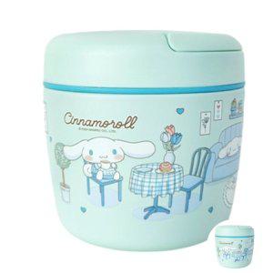 스텐도시락 유치원 소풍 찬합 반찬통 시나모롤 스텐 핸들형 도시락통 970ml 스포크 포함