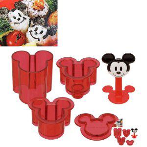 도시락꾸미기 김밥말이발 주먹밥몰드 캐릭터 압착틀 모양틀캐릭터 미니 주먹밥틀 미키마우스