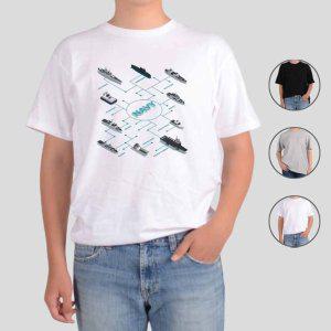 반팔티셔츠 군대무기 잠수함 전함 전쟁 1번 그림 다양한색상 전사이즈