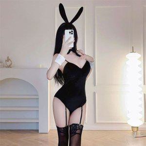 코스박스 오리지널 벨벳 바니걸 바디수트 코스프레