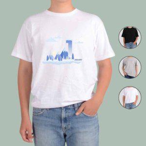 반팔티셔츠 1월 계절에 달력을 숫자 그림 다양한색상 전사이즈