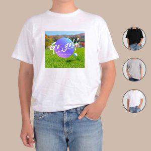 반팔티셔츠 골프 취미생활 라이프스타일 5번 그림 다양한색상 전사이즈
