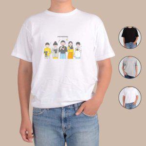 반팔티셔츠 사진사 포토그래퍼 카메라 그림 다양한색상 전사이즈