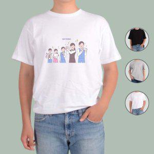 반팔티셔츠 바텐더 셰이커 칵테일 그림 다양한색상 전사이즈