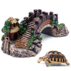 탱크 다리 수지 나무 어항 풍경 수족관장식 물 물고기