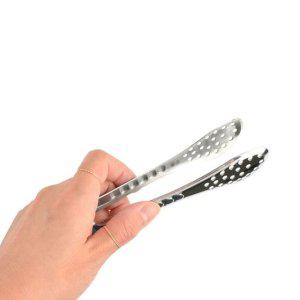 업소용 스텐 미니 타공집게 13.5cm 빵 샐러드 오이 피