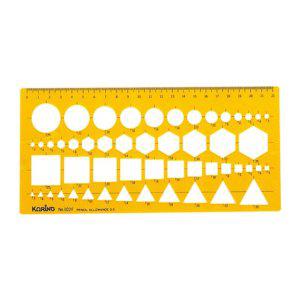 KORING 템플렛 K 102F 종합형판 템플레이트 도형자 제