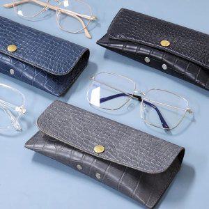 안경 파우치 케이스 선글라스 악어 가죽 고급 주머니