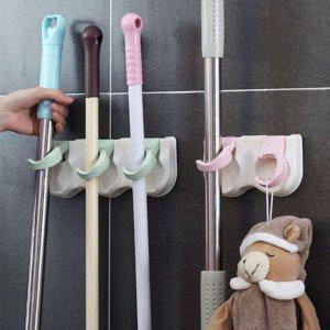 정전 4구 걸레대 걸이 기포 보관 봉걸레 대걸레 청소