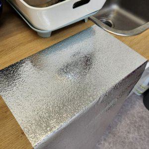 주방 셀프시공 은박 접착식 시트지 40cm 3m x 후드 알