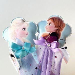 겨울왕국 디즈니 엘사안나 정품 레이스 수정 머리띠