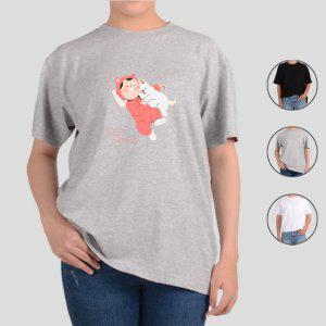 반팔티셔츠 아기 강아지 프렌드 디어마이펫 그림 다양한색상 전사이즈