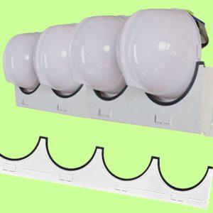 안전모걸이대 철재 4구 안전모거치대 현장사무실