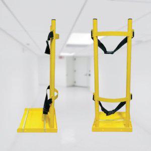 바닥형 가스스탠드 가스용기 가스통 산소통 고정대