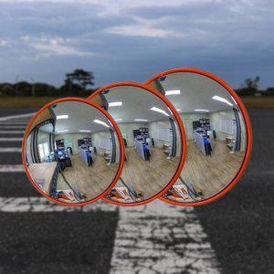 실내블록거울 실속형 브라켓 고정용 블록거울 300파이