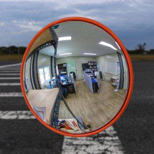 실내블록거울 실속형 브라켓 고정용 블록거울 450파이