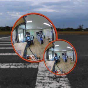 실내블록거울 실속형 브라켓 고정용 블록거울 600파이