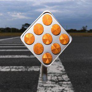 장애물표적표시 도로교통 시선유도 안전안내판