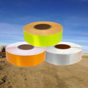 프리즘 고휘도 벌집반사 반사스티커 2.5cm 45.7M 1롤