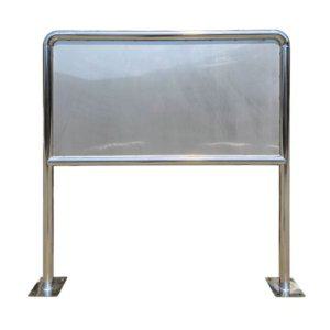 스텐입간판 라운드프레임 앙카식 무지 주문제작