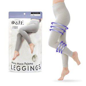 직수입 레깅스 그레이 모코모코 수면 파자마 일본