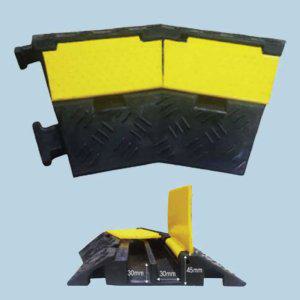 코너 전선보호덮개 2구 모서리 전선보호대 방지턱