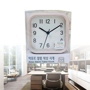 모래시계 플립시계 우드 알람 탁상시계 색상랜덤 1p