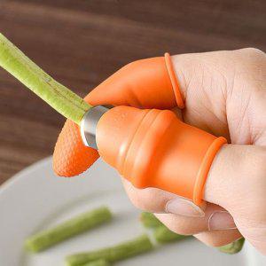 10418 RD 손가락 야채 수확 엄지 칼 작물 따기 채소