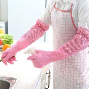 설거지 롱 김장장갑 DD 기모 11434 고무장갑 밴드
