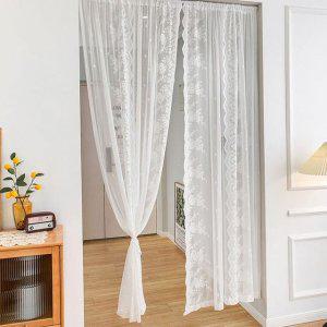 레이스커튼 침실 1.8m 카페 거실 쉬폰커튼 가리개