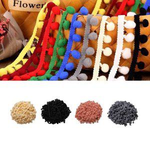 커튼 모노폼폼레이스 DIY 부자재 방울 18m 의류